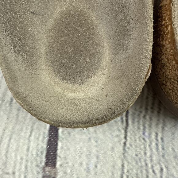 Birkenstock Arizona Split Gray Tan Taupe Suede/Natural Leather Regular Size 41 - Picture 6 of 16